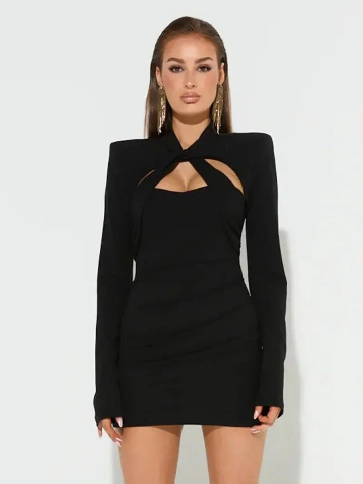 Astrid | Sophisticated Cut - Out Dress in first_variant_option1 | Elegant Women&