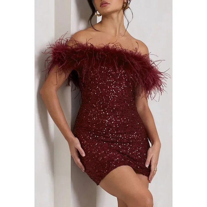 Aurelia | Glamorous Mini Dress in first_variant_option1 | Elegant Women&