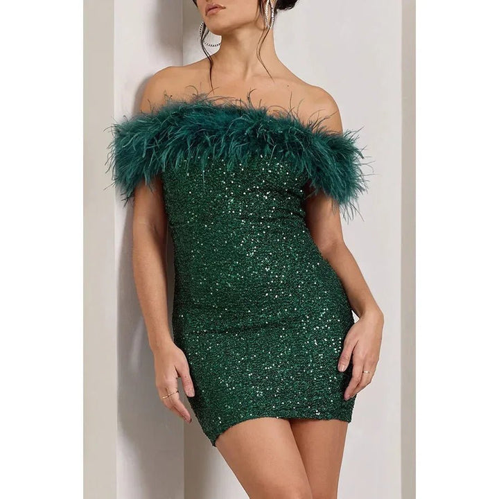 Aurelia | Glamorous Mini Dress in first_variant_option1 | Elegant Women&