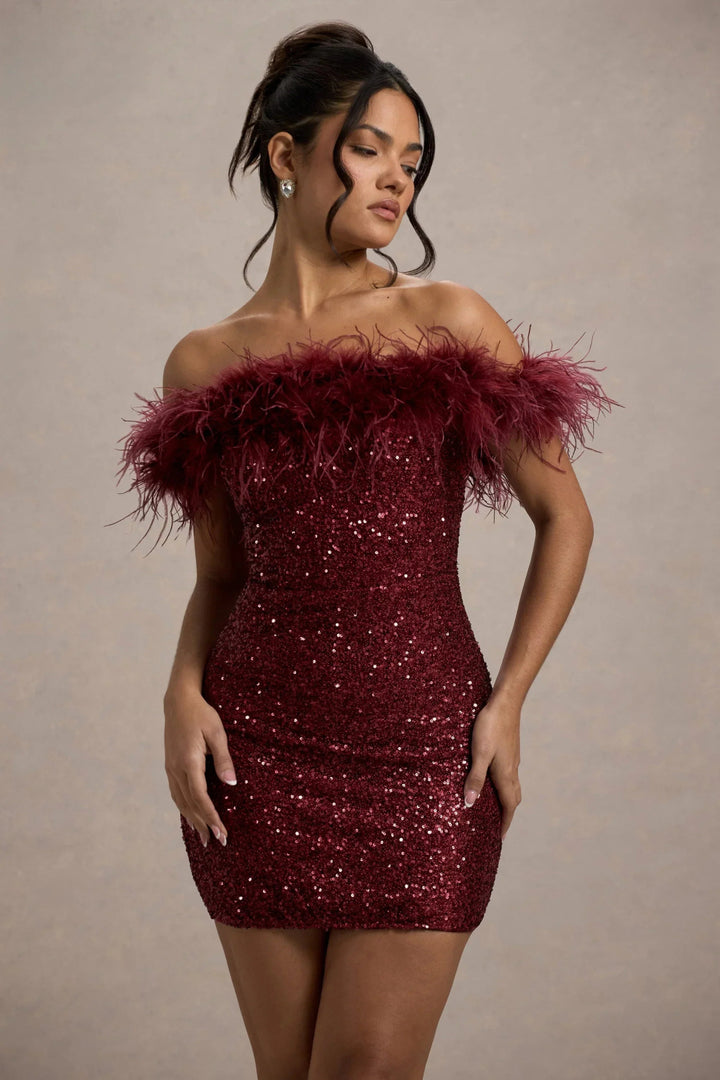 Aurelia | Glamorous Mini Dress in first_variant_option1 | Elegant Women&