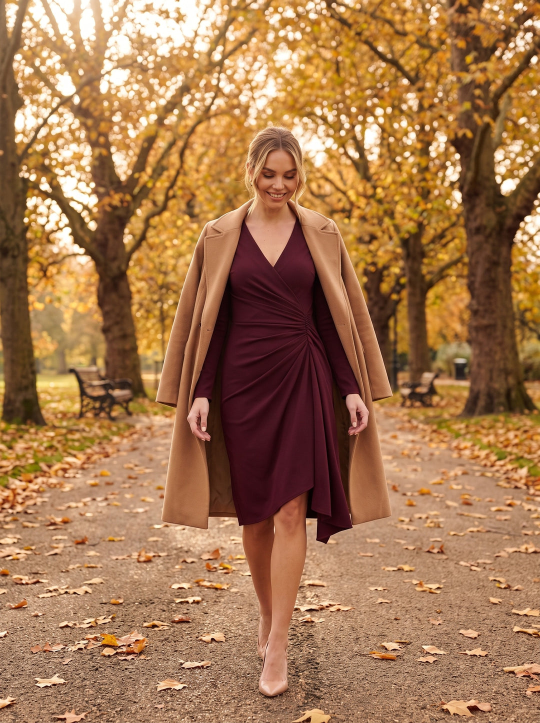 Aurelie – Burgundy, outdoor