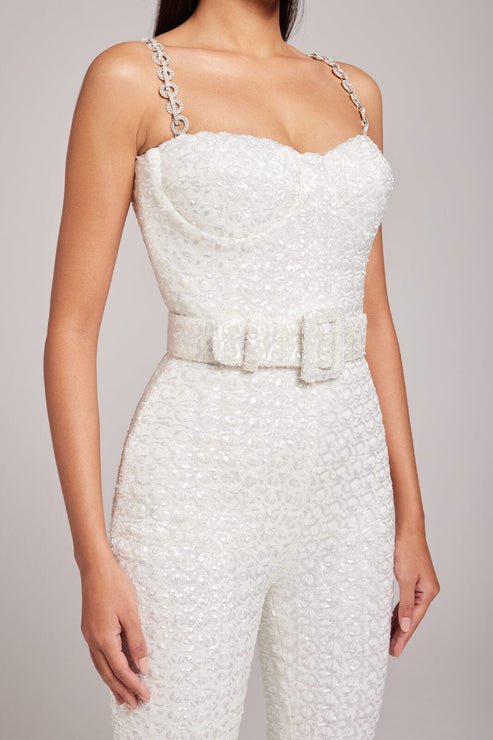 Avah | Glamorous Sequin Jumpsuit in first_variant_option1 | Elegant Women&