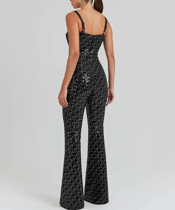 Avah | Glamorous Sequin Jumpsuit in first_variant_option1 | Elegant Women&