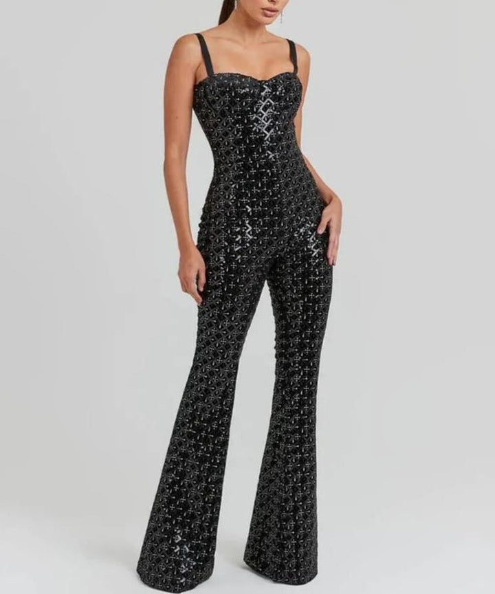 Avah | Glamorous Sequin Jumpsuit in first_variant_option1 | Elegant Women&