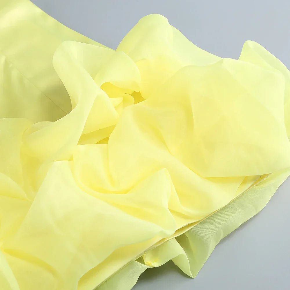 Averi | Playful Yellow Dress in first_variant_option1 | Elegant Women&