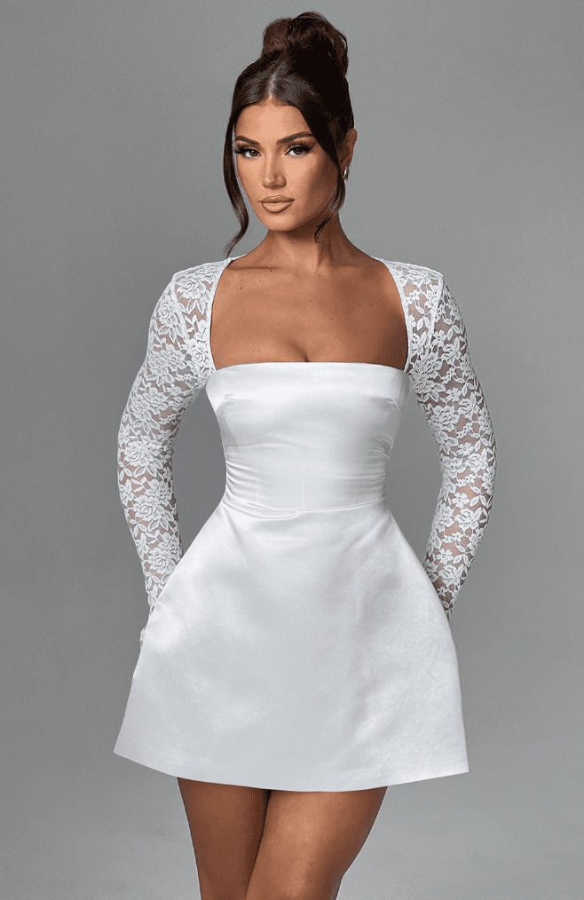 Averie | Classic Lace Dress in first_variant_option1 | Elegant Women&