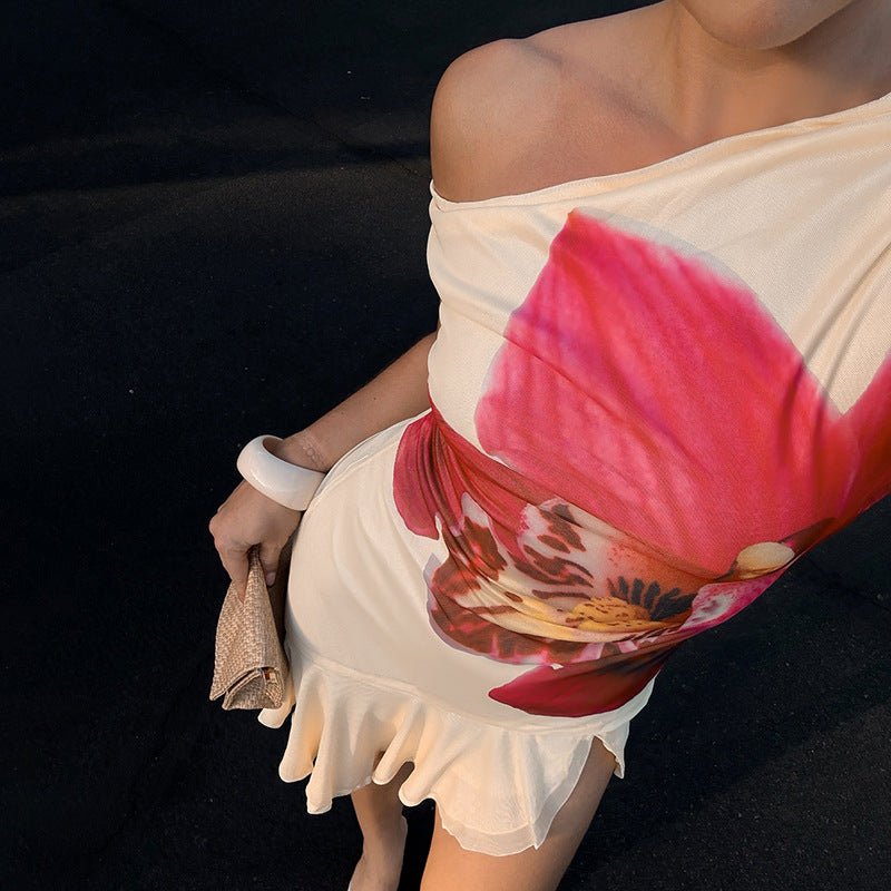 Azalea | Floral Mini Dress in first_variant_option1 | Elegant Women&