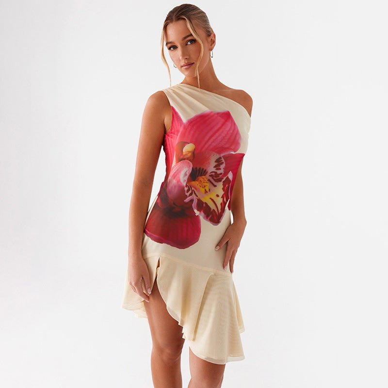 Azalea | Floral Mini Dress in first_variant_option1 | Elegant Women&