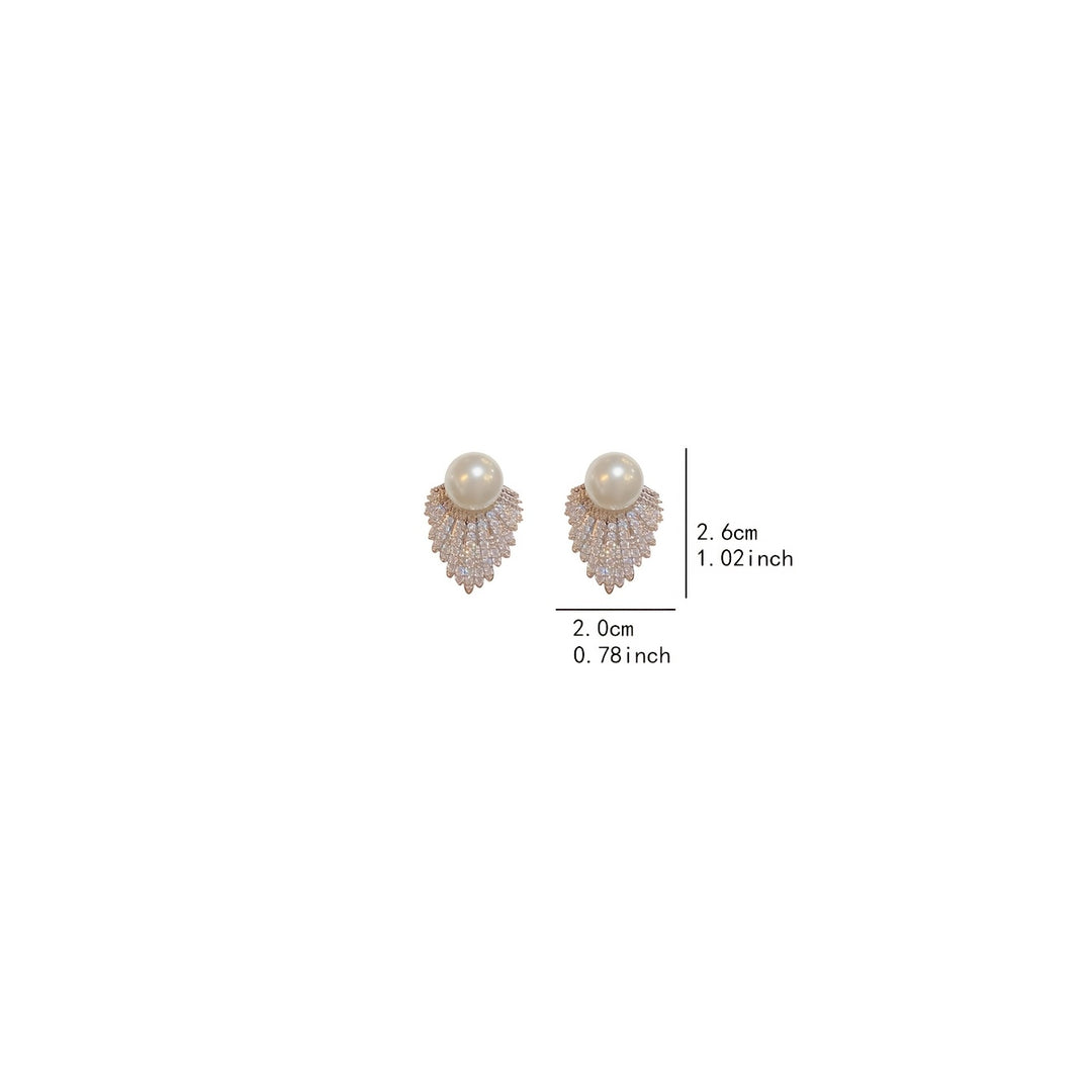 Valerie | Faux Pearl &amp; Stud Earrings