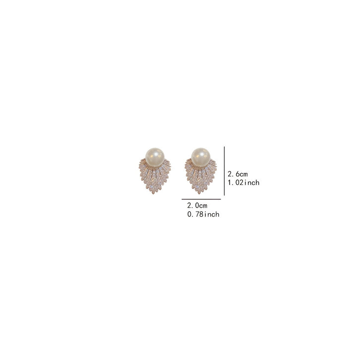 Valerie | Faux Pearl &amp; Stud Earrings