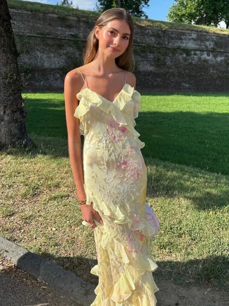 Beatrice | Dreamy Ruffle Gown in first_variant_option1 | Elegant Women&