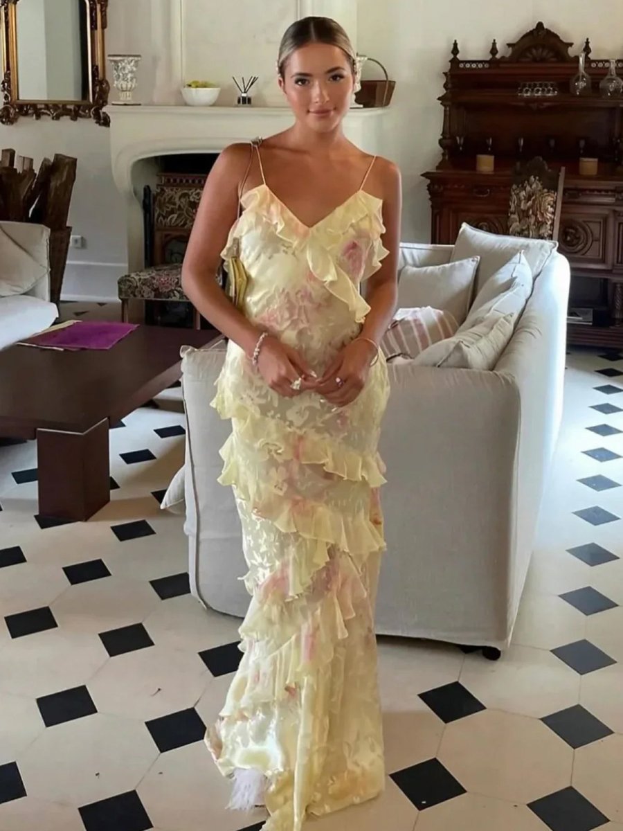 Beatrice | Dreamy Ruffle Gown in first_variant_option1 | Elegant Women&