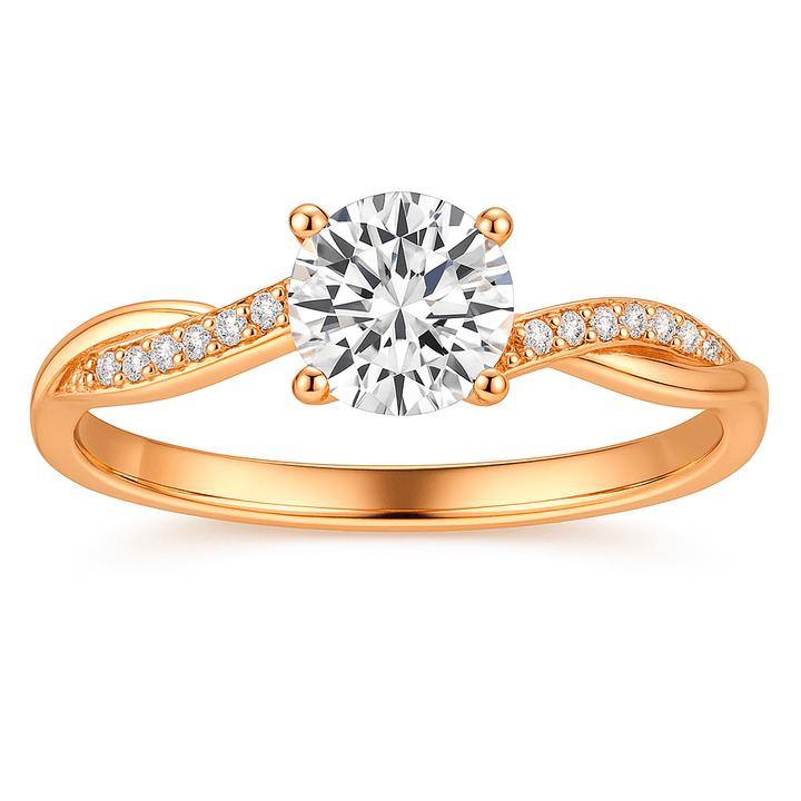 Berenice | Classic Twisted Accent Ring in first_variant_option1 | Elegant Women&