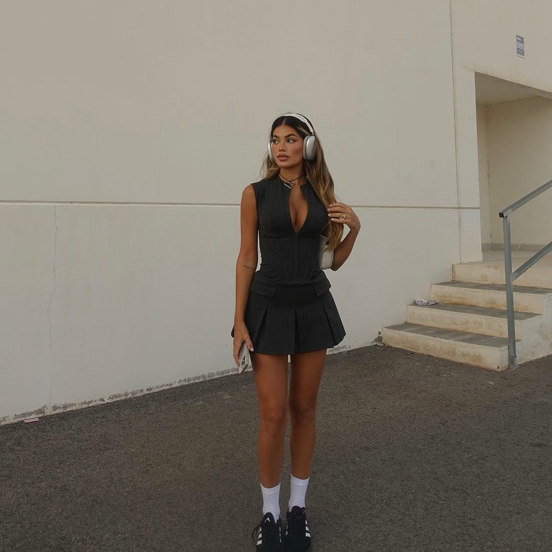 Braelyn | Structured Mini Dress in first_variant_option1 | Elegant Women&