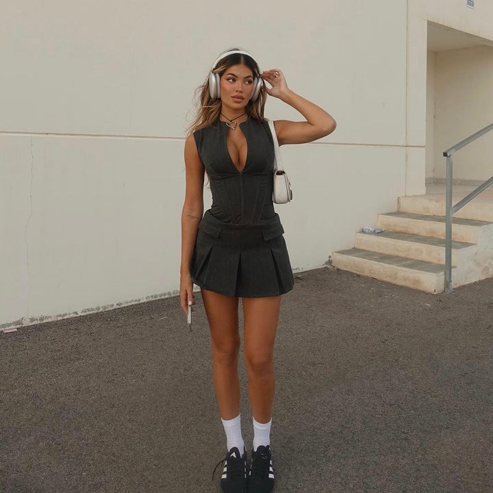 Braelyn | Structured Mini Dress in first_variant_option1 | Elegant Women&