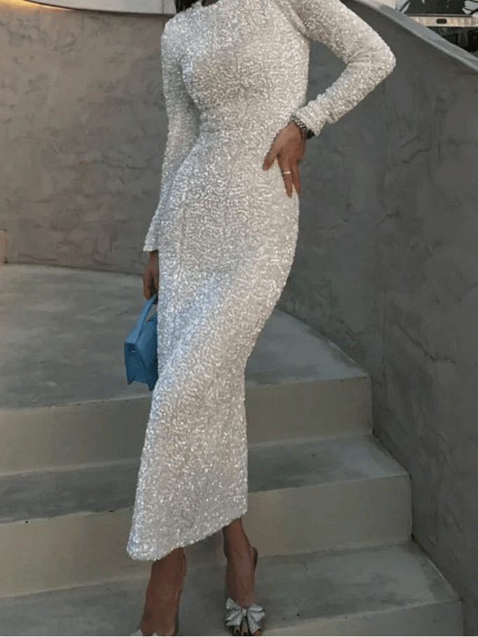 Bria | Elegant Sequin Dress in first_variant_option1 | Elegant Women&
