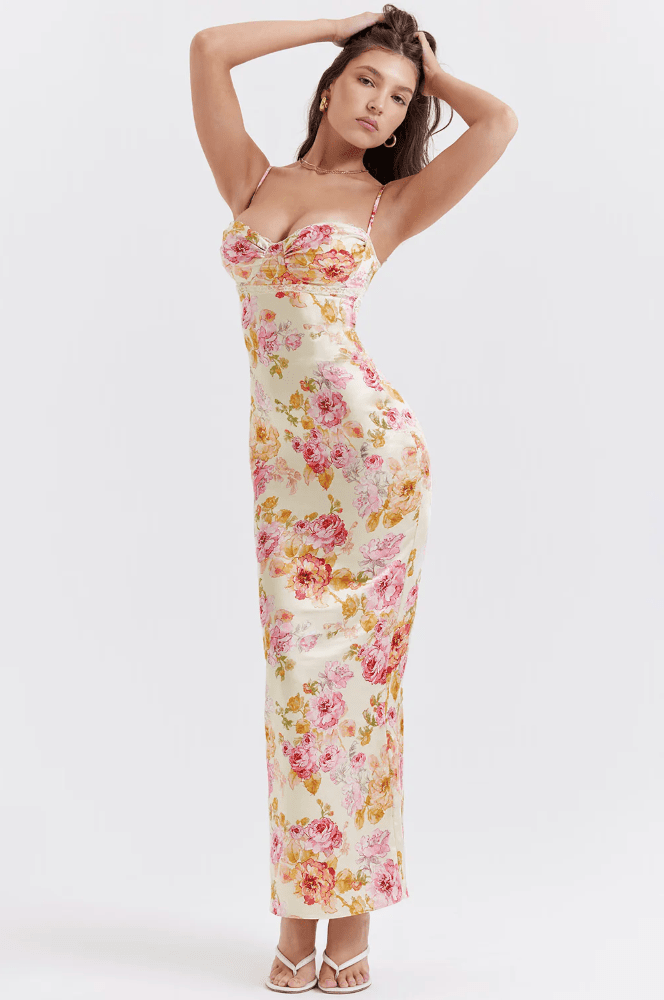 Bridget | Charming Floral Dress in first_variant_option1 | Elegant Women&