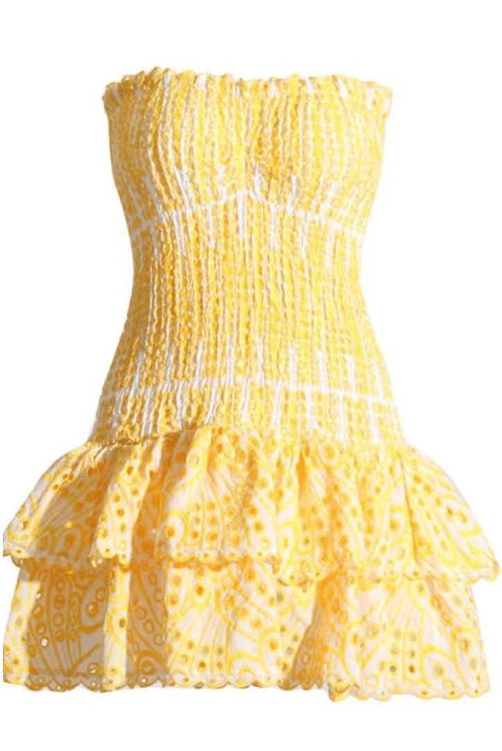 Briony | Ruffle Mini Dress in first_variant_option1 | Elegant Women&