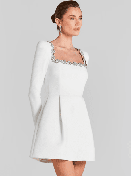 Brooke | Sophisticated Mini Dress in first_variant_option1 | Elegant Women&