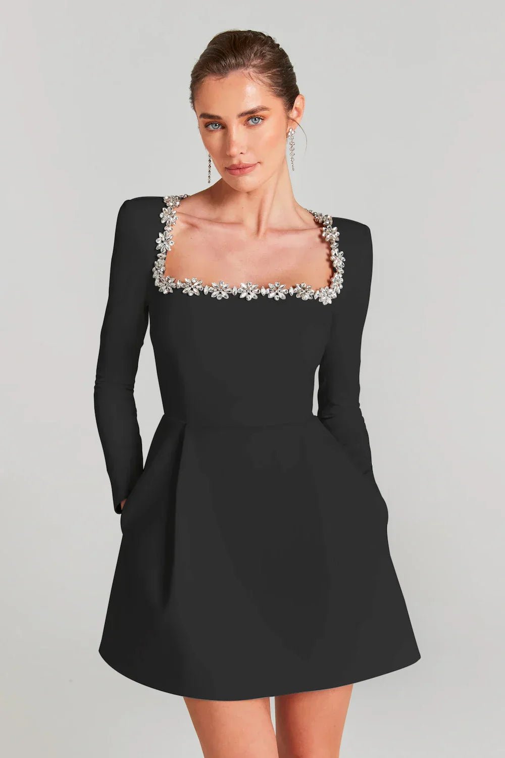 Brooke | Sophisticated Mini Dress in first_variant_option1 | Elegant Women&