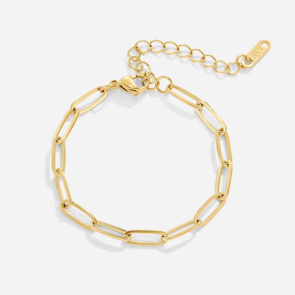 Carita | Sleek Link Chain Bracelet in first_variant_option1 | Elegant Women&