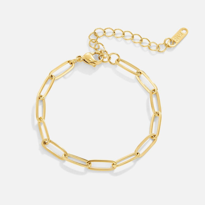 Carita | Sleek Link Chain Bracelet in first_variant_option1 | Elegant Women&