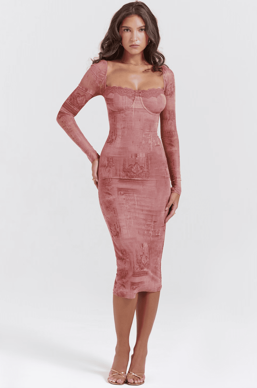 Cassidy | Romantic Blush Dress in first_variant_option1 | Elegant Women&