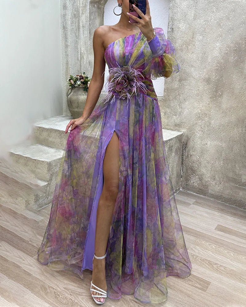 Cecelia | Elegant Split Dress in first_variant_option1 | Elegant Women&