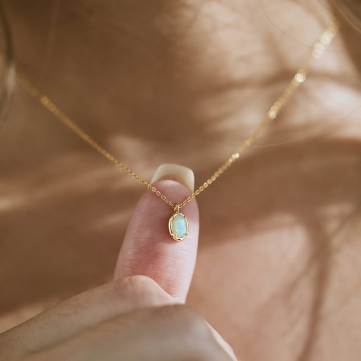 Celestia Opal Necklace in first_variant_option1 | Elegant Women&