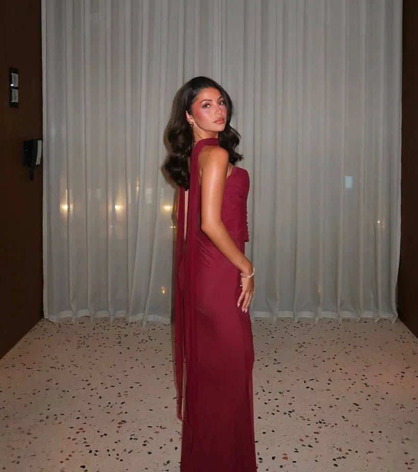 Cerynthia | Strapless Maxi Evening Dress in first_variant_option1 | Elegant Women&