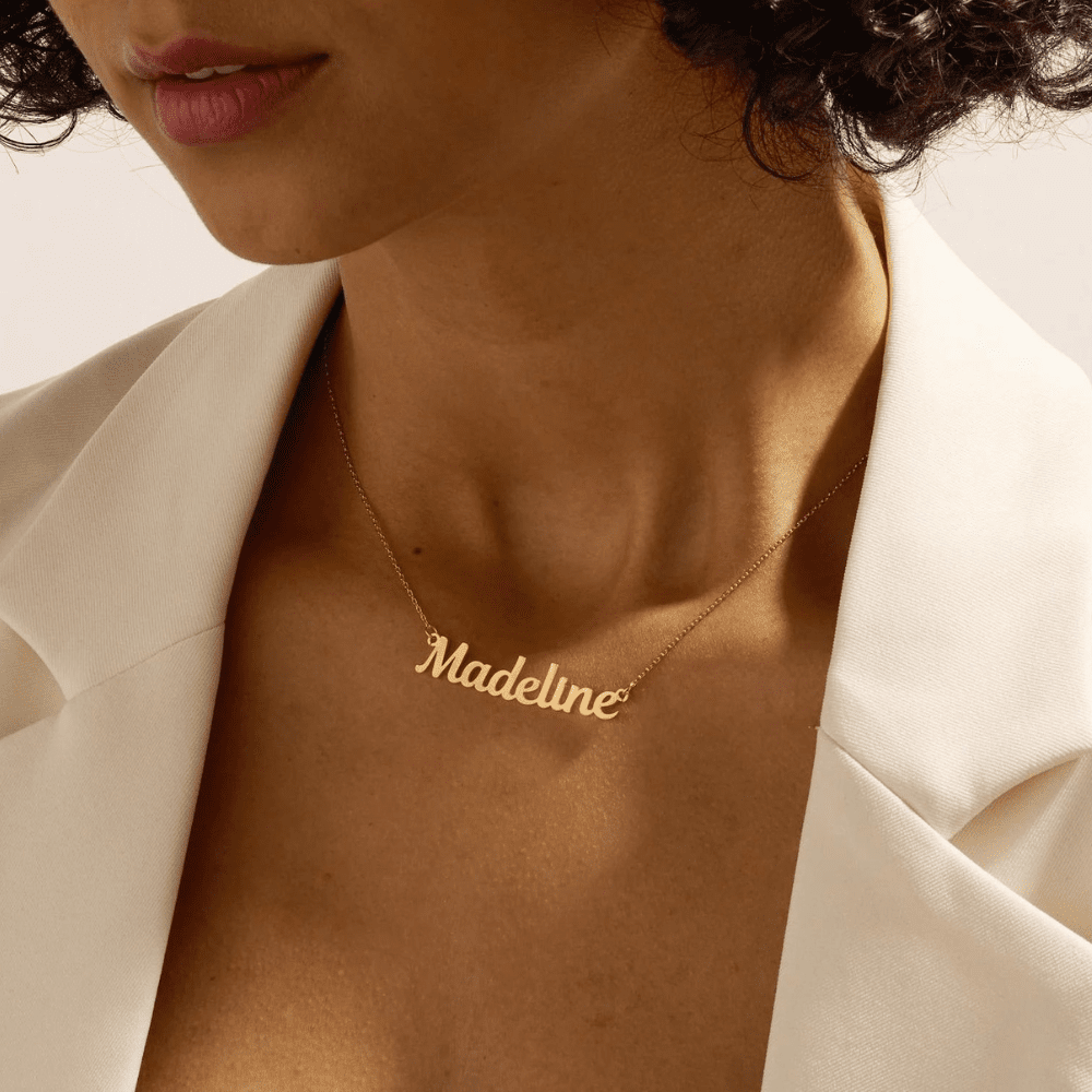 Clarabella Name Necklace in first_variant_option1 | Elegant Women&