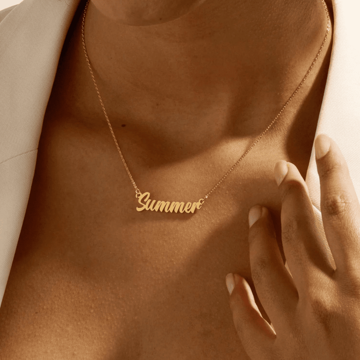 Clarabella Name Necklace in first_variant_option1 | Elegant Women&