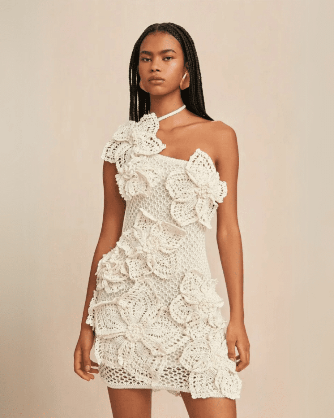 Claribel | Bloomweave Petal Dress in first_variant_option1 | Elegant Women&