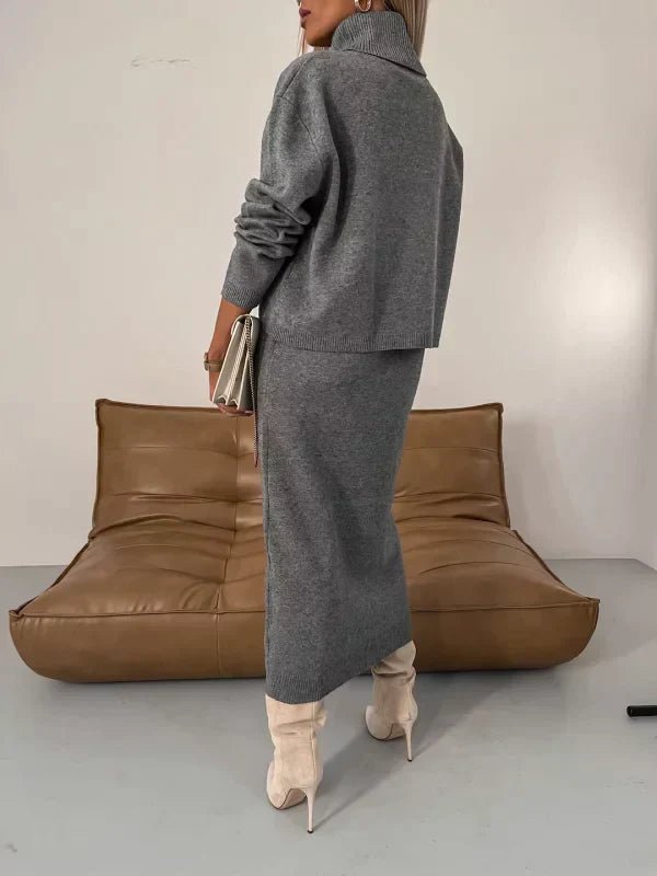 Cora | Minimalistic Knitted Set in first_variant_option1 | Elegant Women&