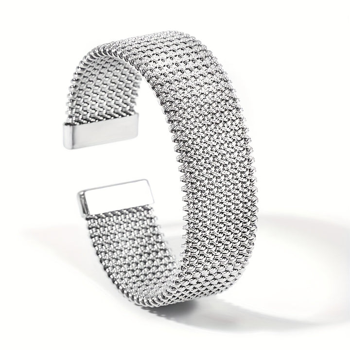 Cassia | 8K Golden Plated Metal Bracelet