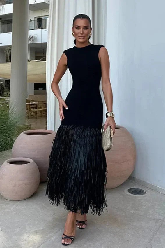 Dani | Statement Maxi Dress in first_variant_option1 | Elegant Women&