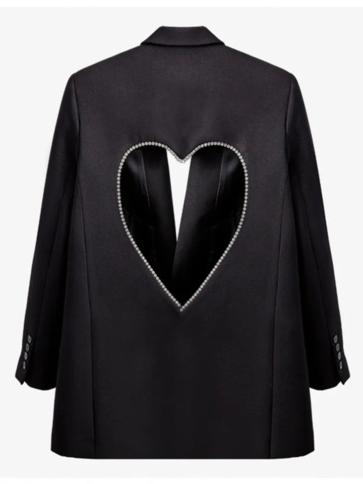 Daphne | Cut - out Heart Blazer in first_variant_option1 | Elegant Women&