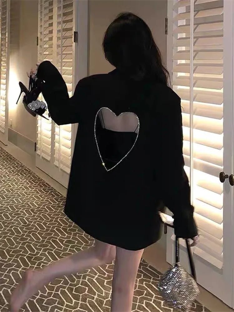 Daphne | Cut - out Heart Blazer in first_variant_option1 | Elegant Women&