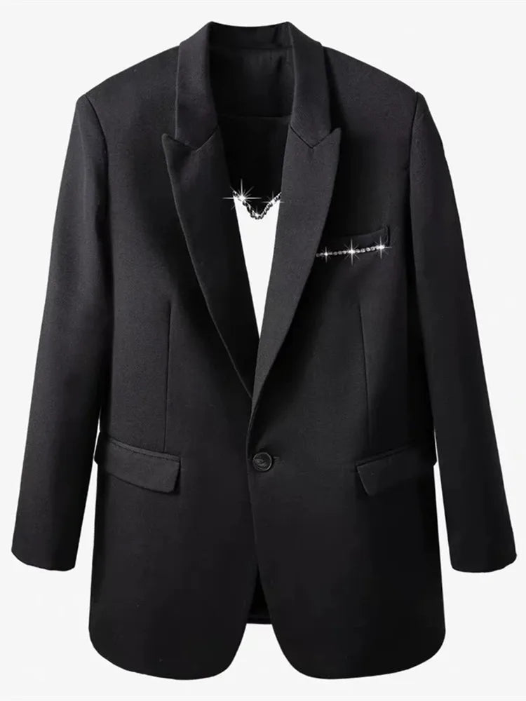 Daphne | Cut - out Heart Blazer in first_variant_option1 | Elegant Women's Dress - Maeve The Label