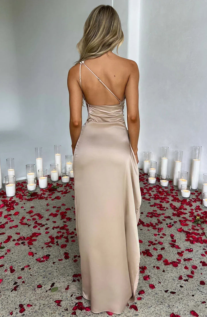 Delphi | Drape Satin Gown in first_variant_option1 | Elegant Women&