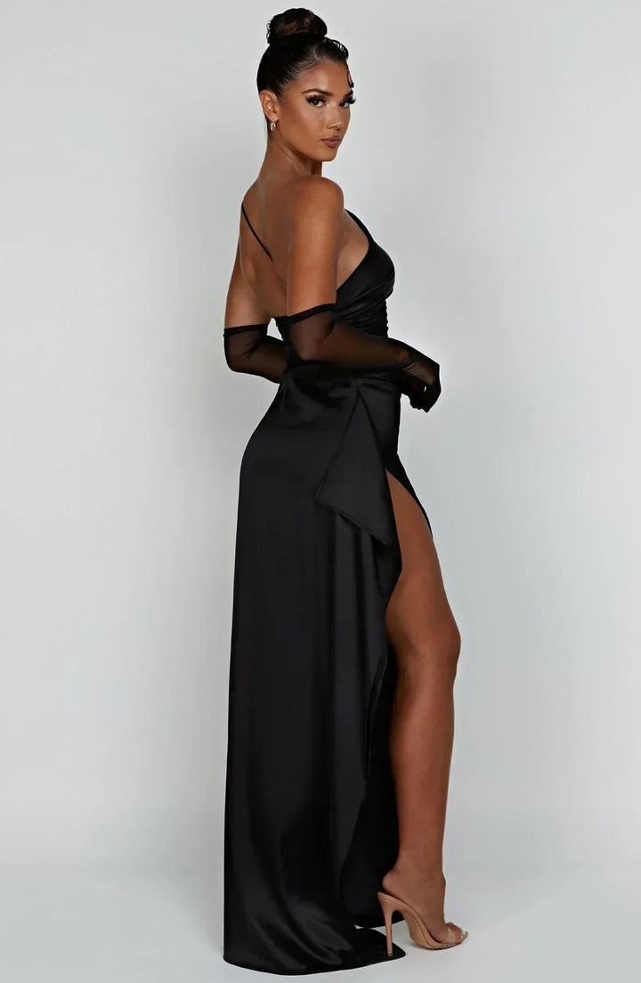 Delphi | Drape Satin Gown in first_variant_option1 | Elegant Women&
