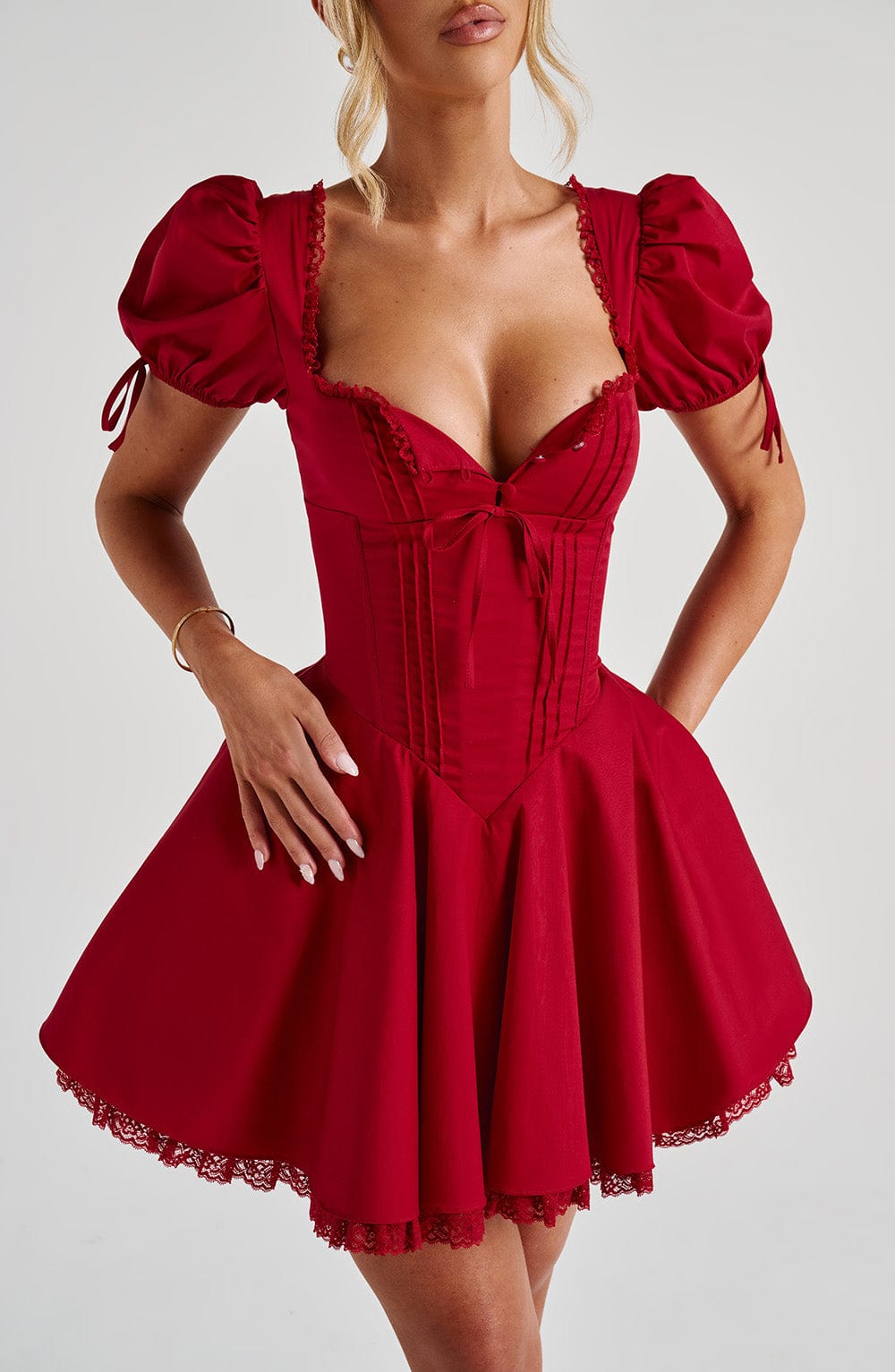 Delphine | Romantic Corset Dress in first_variant_option1 | Elegant Women&