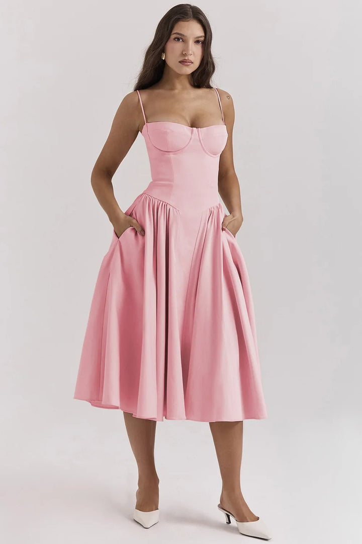 Djenna | Dress With Corset in first_variant_option1 | Elegant Women&