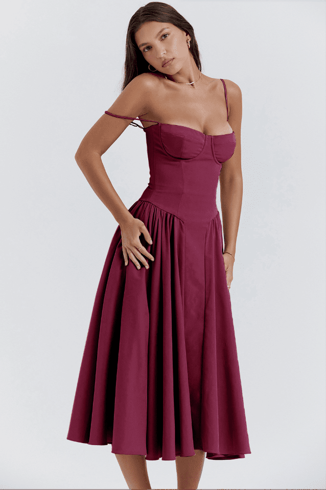 Djenna | Dress With Corset in first_variant_option1 | Elegant Women&