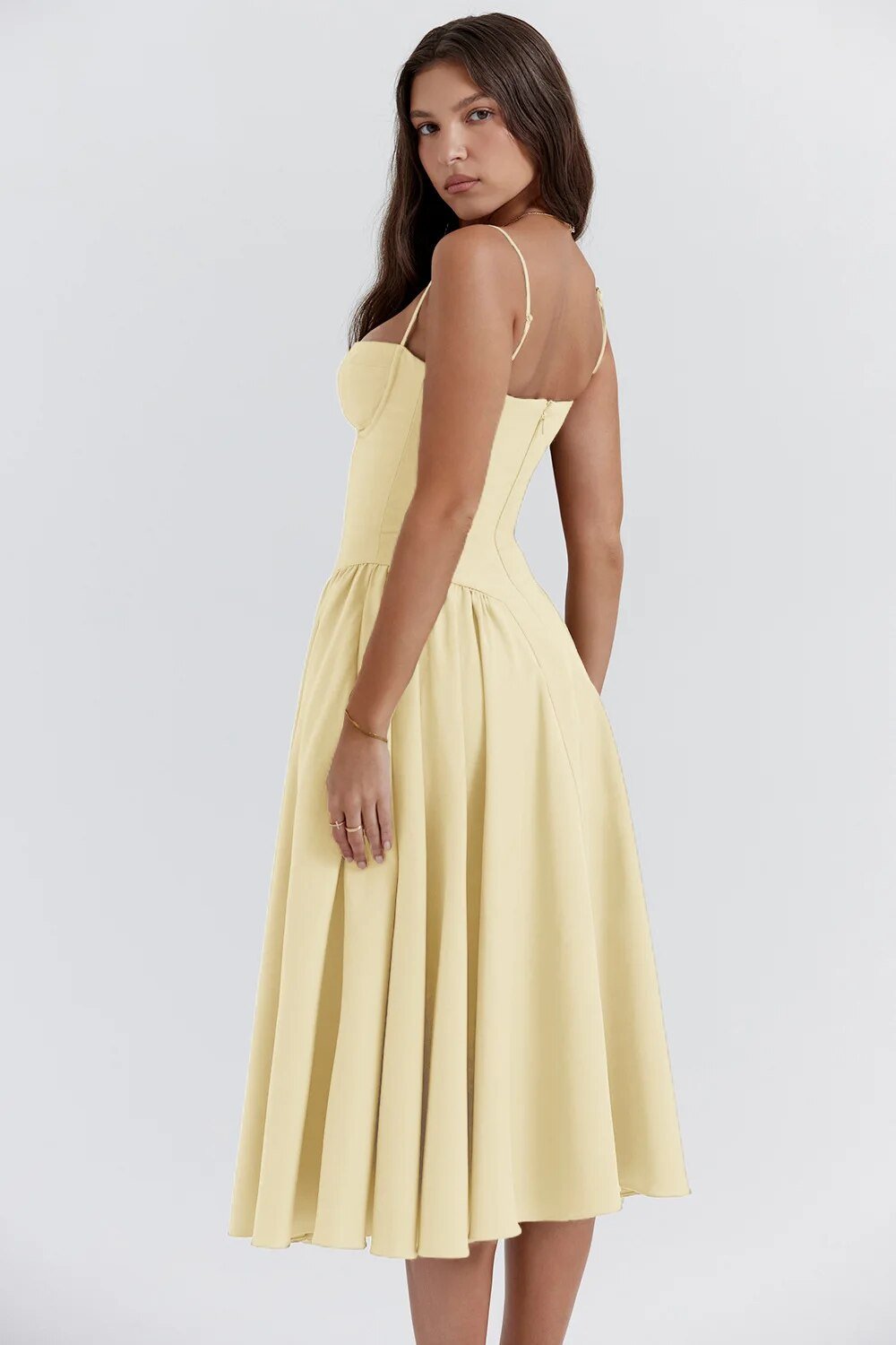 Djenna | Dress With Corset in first_variant_option1 | Elegant Women&