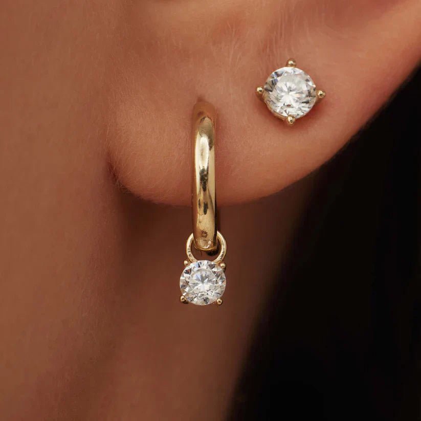 Domitia | Chic Gold Earring Set in first_variant_option1 | Elegant Women&