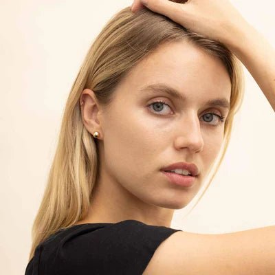 Dulcibel Ball Stud Earrings in first_variant_option1 | Elegant Women&