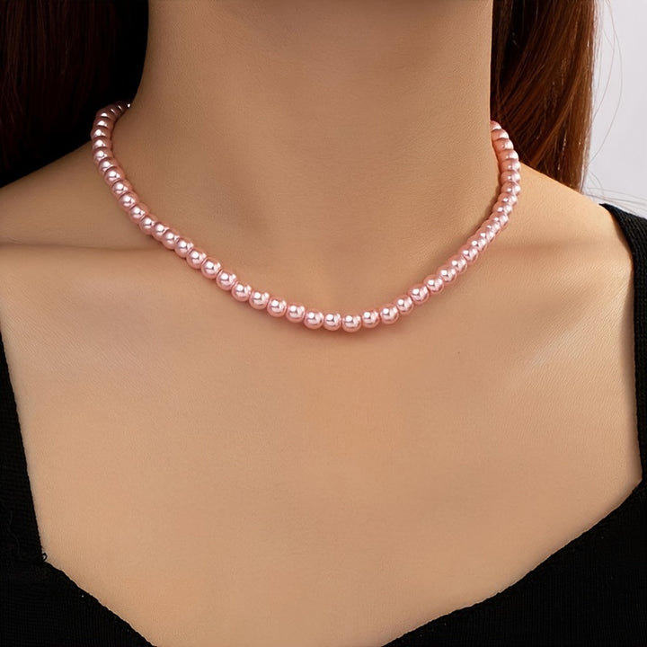 Margot | Classic Faux Pearl Choker Necklace