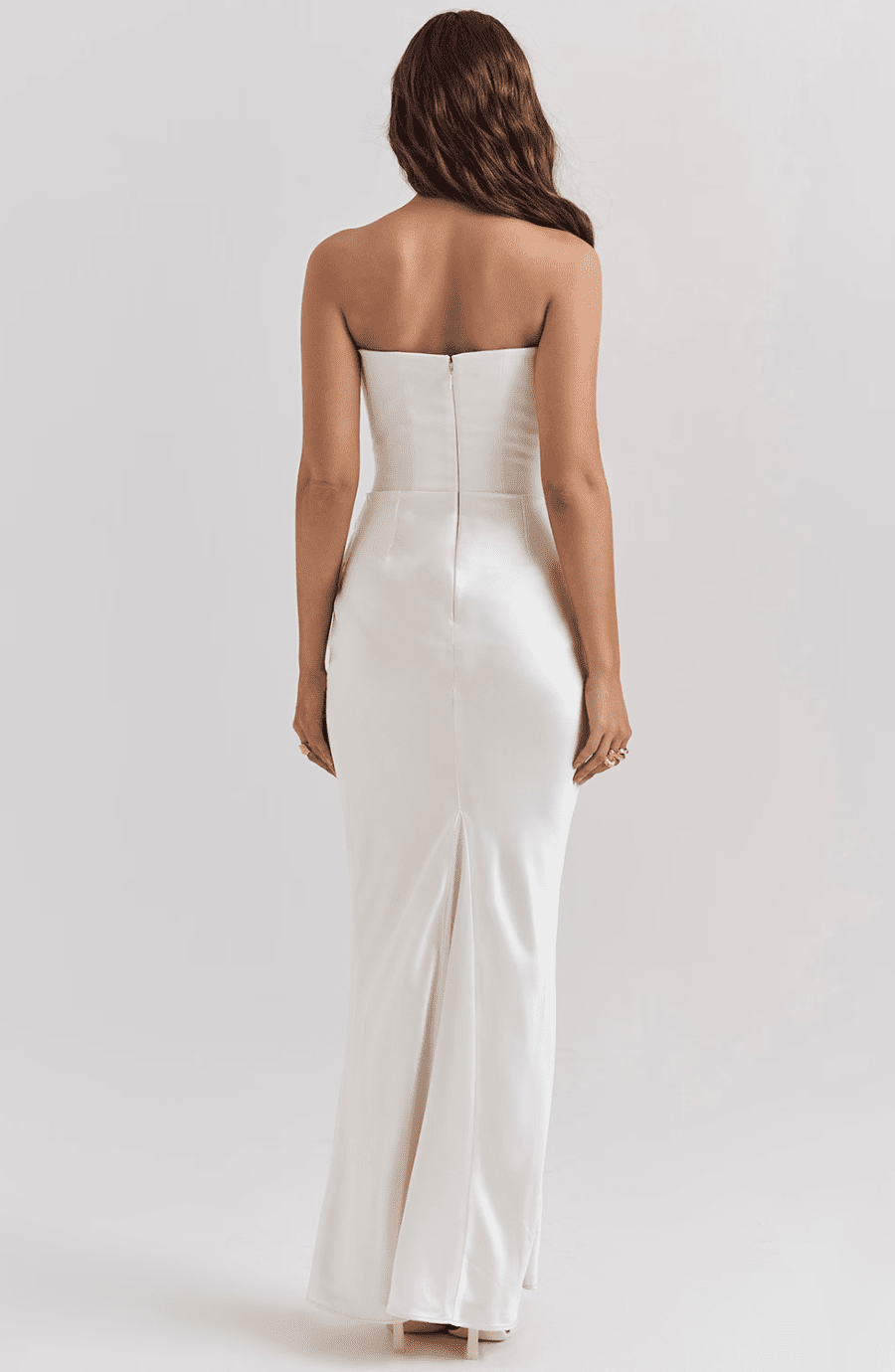 Eden | Polished Satin Gown in first_variant_option1 | Elegant Women&