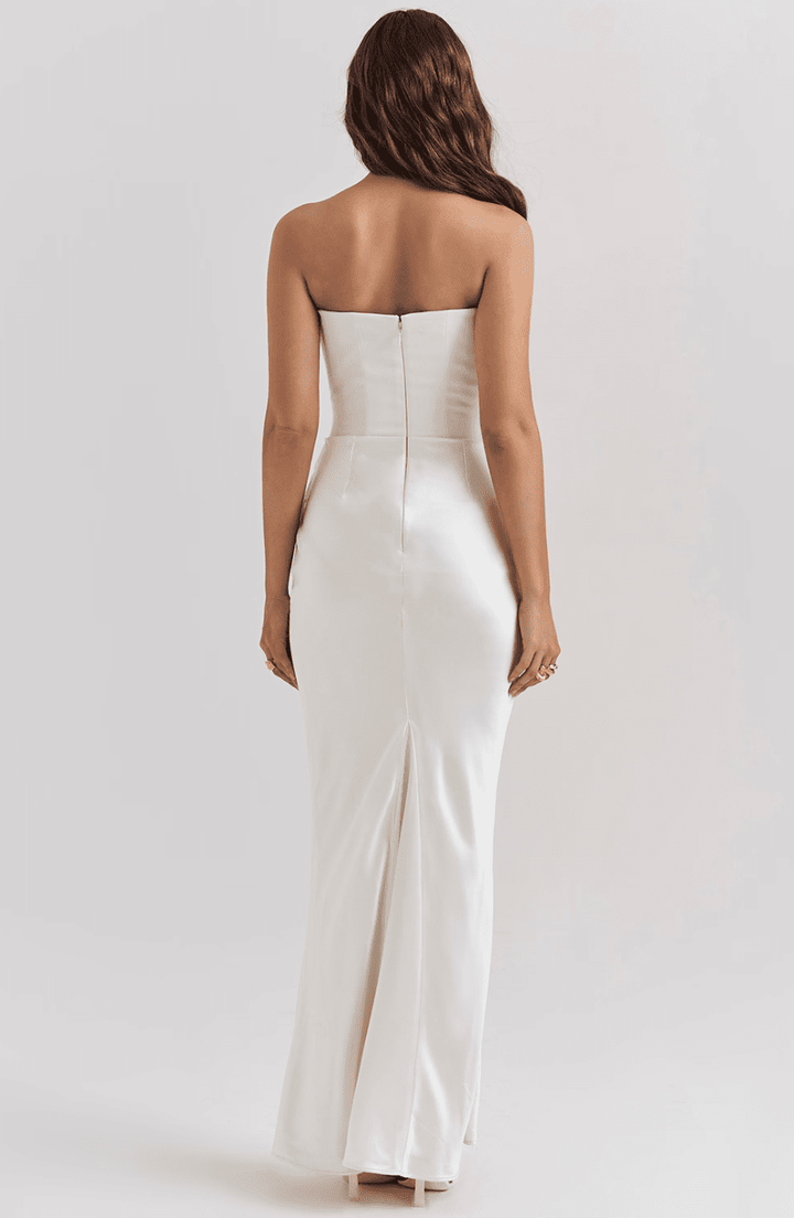 Eden | Polished Satin Gown in first_variant_option1 | Elegant Women&
